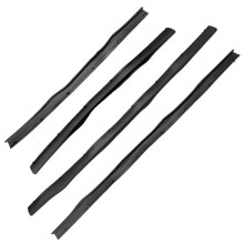4Pcs Front & Rear Lower Door Weather Strips for F250 F350 F450 F550 1999-2016 F81Z-2520758-AA, 1C3Z-26253A24-A