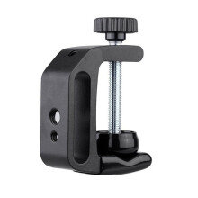 Universal Q Clamp Desktop Mount Clamp Tripod Light Stand Clamp Camera Lamp Holder Clip for Photography Live Studio
