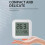 Sensor de Temperatura e Umidade Zigbee Inteligente,  Termômetro e Higrômetro Digital para Ambientes Internos, Ideal para Casas Inteligentes. 6