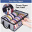 4 Pack Wide Hat Storage Bag Wide Hat Organizer, Large Capbox for Baseball Caps, Non-Woven, with Handle 7
