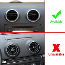 For A3 S3 RS3 8P Sportback Car Phone Magnetic Holder Car Outlet Clip 360 Degree Adjust Mount Phone Bracket Red