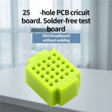 ZY25  Placa de Pruebas de 25 Puntos, Placa PCB Sin Soldadura para  para Raspberry Pi, Prototipos y Pruebas de Circuitos A