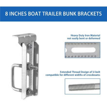 8-Zoll-Bootstrailer-Auflagenhalterungen für Verschiedene Boote für 1,5" X 3", 2" X 3" und 3" X 3" Bootstrailer-Querträger für Trailer