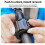 19-30mm Replaceable Gasket Selfie Stick Holder for  X5 ACE Pro2  13  Action 6 Backpack Shoulder Strap 7