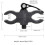 Adjustable Quick Release Flashlight Mount for Flashlight Torch Telescope Sight Bike Scope 6