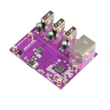 Scheda di Espansione Porta Gigabit Ethernet HUB 3xUSB2.0 + 1x Porta Gigabit Ethernet per Raspberry Pi Zero 2 W