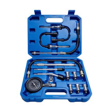 Cylinder Compression Tester Kit - 0-300 PSI Gauge, 5 Adapters, Spark Plugs Test Function for Automotive Engine Diagnosis