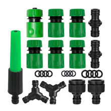 Tuinslang Snelkoppelingenset: 1/2" Waterslangkoppelingen met Lekvrije Multifunctionele Klep voor Moeiteloos Water Geven