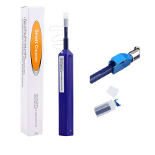 5PCS 1.25MM Fiber Optic Cleaning Pen LC/MU One Click Optic Fiber Cleaner Pen for Connectors Adapters and Ferrules