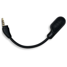 Microfono di Ricambio per Cuffie per HYPERX per Cloud 3, Microfono Ad Asta Rimovibile con Indicatore di Silenziamento e Jack A 4 Poli da 3,5 mm