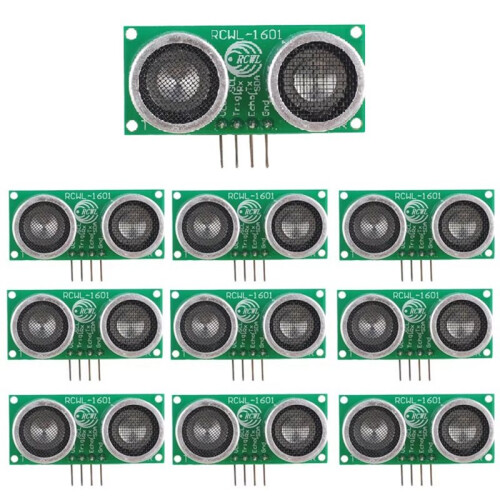 10PCS RCWL-1601 Ultrasonic Distance Sensor Module Ranging Detector 3V-5.5V Compatible with HC-SR04