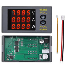 DC730 Digital Power Meter 0-100V 10A 1000W Voltmeter Ammeter Wattmeter Supports Fine-Tuning of Voltage and Current