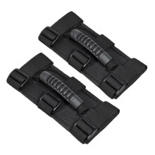 2pcs Grab Handles 1680D Oxford Cloth Grab Bars with 3 Non-Slip Straps for TJ YJ JK JL (1987-2021)