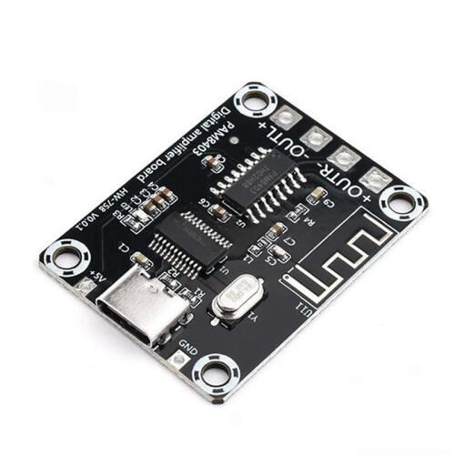 1PCS XH-A155 5V PAM8403  Amplifier Board 5Wx2 Digital Audio Power Amp Module with Type-C Input for Speaker DIY