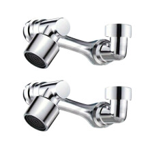 2PCS 1080 Degrees Rotatable Faucet Extender Single Mode Filter Aerator