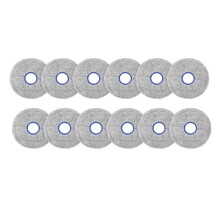Washable Mop Cloth Replacement for X60 PRO Robot Vacuum Cleaner Accessories Microfiber Mop Pads 12PCS