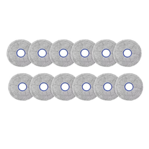 Washable Mop Cloth Replacement for  X60 PRO Robot Vacuum Cleaner Accessories Microfiber Mop Pads 12PCS