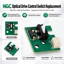 For GC Optical Drive Lid Control Replacement Board with Full-Size Disc Mode for GameCube NGC Console