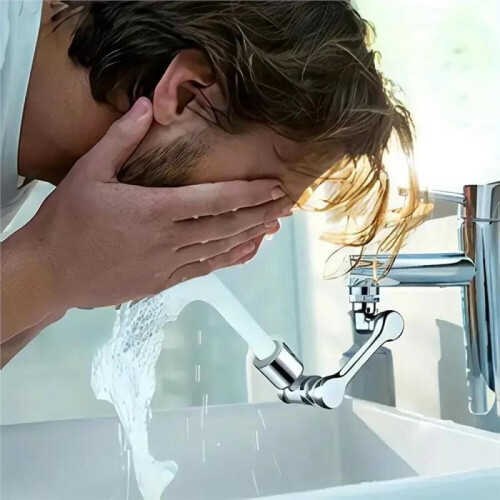 2PCS 1080 Degrees Rotatable Faucet Extender Single Mode  Filter Aerator 2