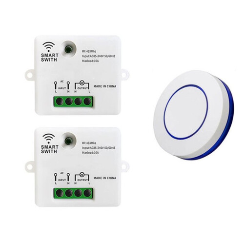 Wireless   Light 433MHz 220V  RF Relay Receiver Transmitter for Remote Control Lamp LED Fan