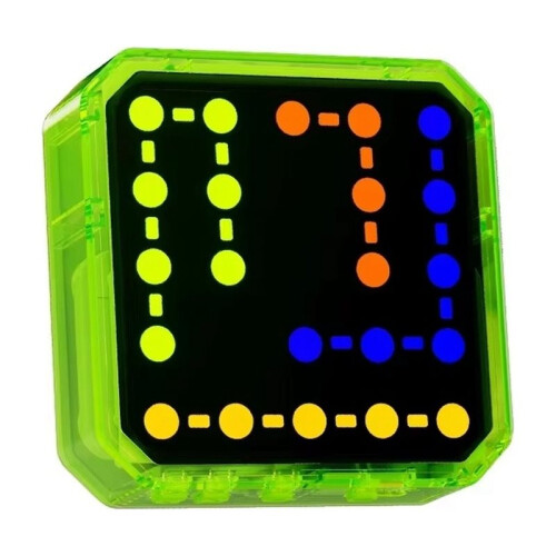 Connect Dots,Solve Logic Puzzles, Video Games,Train Attention,Interactive Educational Handheld Game Console for Kids 1