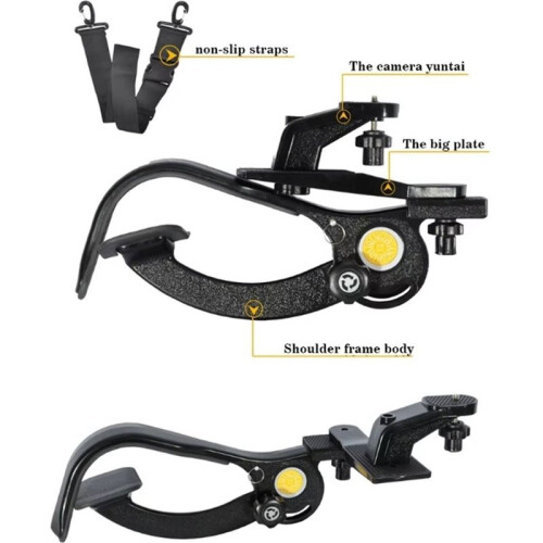 Universal Hands Free Shoulder Support Pad Stabilizer Camera Stabilizer Gimbal for Video Camcorder Camera DV/ DLSR