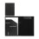 A4 Leather Portfolio Folder Magnetic Clipboard Document Organizer Black 1