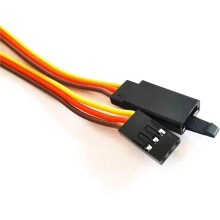 10Pcs Extension Lead Wire Cable Set 60 Core - Anti-Loosening for RC Futaba JR Male to Female 10CM