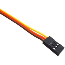 10Pcs Extension Lead Wire Cable Set 60 Core - Anti-Loosening for RC Futaba JR Male to Female 10CM