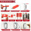 60PCS Outlet Spacer Kit Stackable Spacers Metal Shims Long Screws for Fixing Loose Sunken Misaligned Electrical Outlets 3