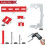 60PCS Outlet Spacer Kit Stackable Spacers Metal Shims Long Screws for Fixing Loose Sunken Misaligned Electrical Outlets 5