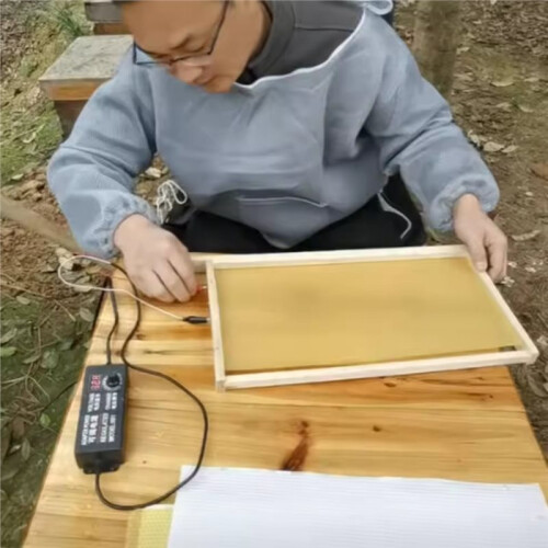 Professional Beehive Frame Wiring Tool - Electric Embedder for Beekeeping, European Plug EU Plug