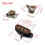 3-String Alnico 5 Pickup with Pre-Wired Circuit Volume/Tone Control with 6.35 Jack Output Wood Pattern 6