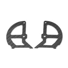 Braços de Suspensão Ajustáveis em Fibra de Carbono para Carros RC Na Escala 1:10 - Ideal para Modelos de Drift, Turismo, F1 e Off-Road.