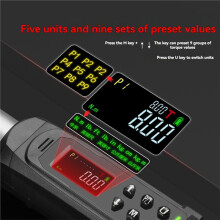 Electronic Digital Display High Precisions Torque Wrench 1/4" 3/8" 1/2" for Bike Car Repair (AA or AAA Battery) 3/8 135N