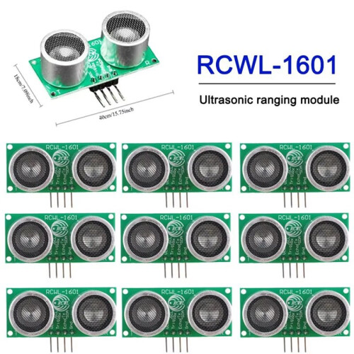 10PCS RCWL-1601 Ultrasonic Distance Sensor Module Ranging Detector 3V-5.5V Compatible with HC-SR04 1