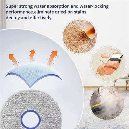 Washable Mop Cloth Replacement for  X60 PRO Robot Vacuum Cleaner Accessories Microfiber Mop Pads 10PCS