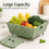 Foldable Fruit Basket Plastic Kitchen Colander Vegetable Washing Drain Basket Picnic Car Storage Organizer 4