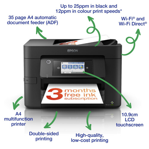 Epson Epson WorkForce Pro WF-4820DWF A4 Multifunction Wireless Inkjet printer 1
