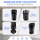 Cyclone Separator Dust Bin for  Deebot X12 Vacuum Cleaner Vacuum Trash Bin Dust Replacement Parts 6