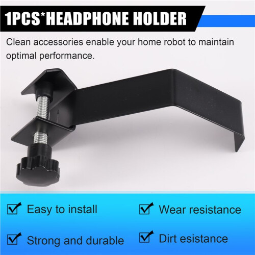 Universal Guitar Strap Headphone Hanger Mic Stand Cable Organizer Mount - Versatile Music Gear Accessory for Stage 1