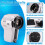 8K Digital DV Camera 75MP Video Camcorder with Dual Lens 16X Digital  Rotatable Screen Remote Control 6
