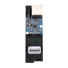 Módulo Transceptor de Fibra de 100 Mbps y 25 , Convertidor de Medios de Fibra SC A Transceptor Ethernet RJ45 para CCTV y FTTH B