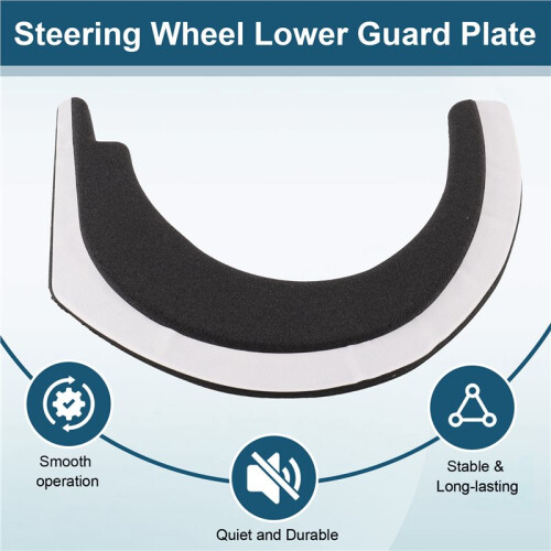 RHD Car Interior Front Dashboard Steering Wheel Lower Cover Sponge Backplate for  1 Series E81 E82 E87 E88 2004-2013 1
