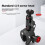 Bike Action Camera Universal Pipe Clip Three-Pronged Lock Bike Camera Rotating Mount 1