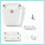 Cooler Hinge and  Replacement Kit Cooler  Replacement for Igloo 50-165 Qt Coolers 6