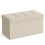 Songmics SONGMICS Ottoman Storage Box, Foldable Tufted Bench, 80L 1