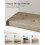 Songmics SONGMICS Ottoman Storage Box, Foldable Tufted Bench, 80L 7