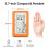 NFC E-Ink Screen Card DIY Photo Pendant Backpack Refrigerator Magnet Design Customizable  Image Tag 9