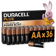 DURACELL Plus AA Alkaline Batteries (36 Pack) 1.5V, LR06